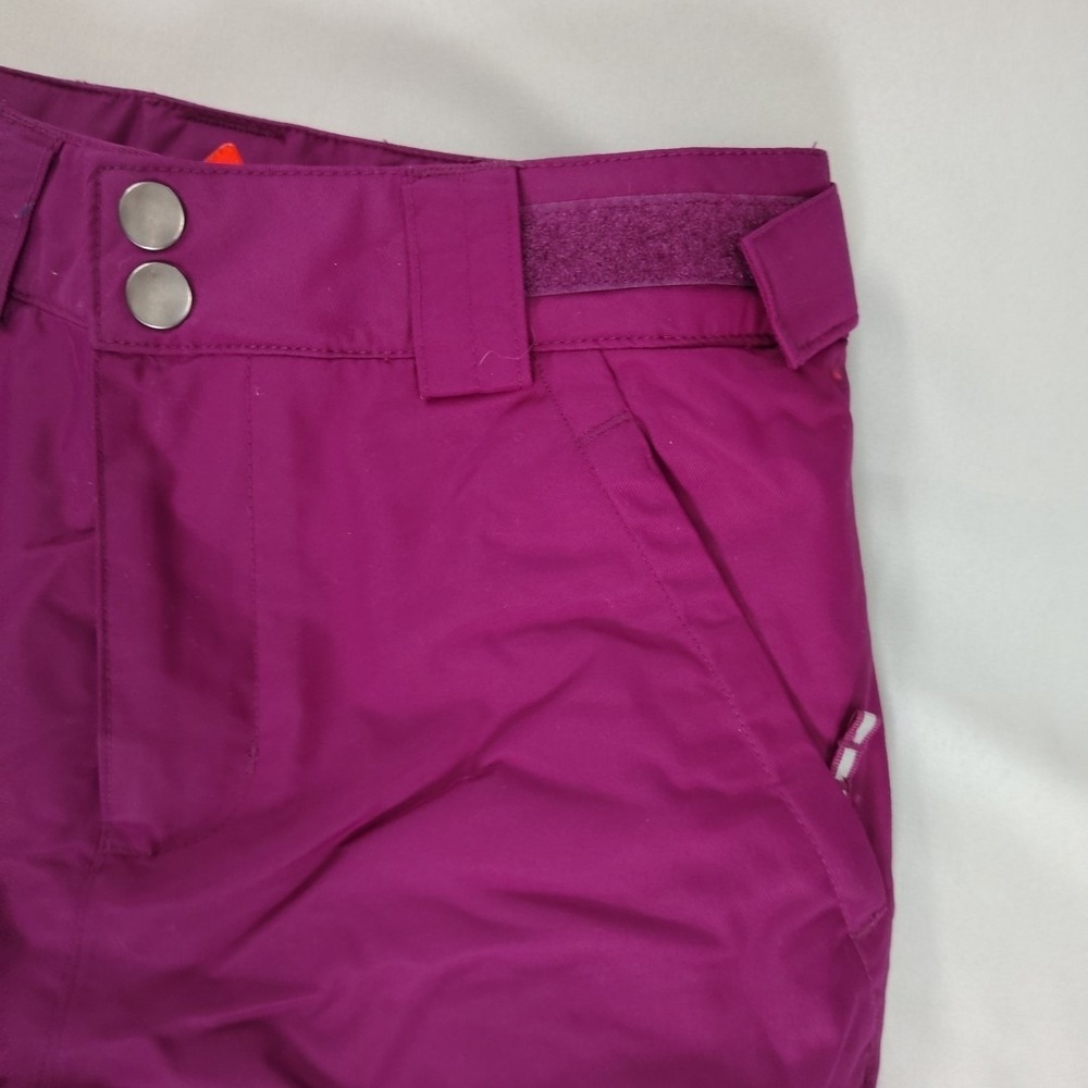 Columbia Kids M Purple "Outgrown" Adjustable Omni-Heat-Tech Snow Ski Pants - Picture 4 of 16